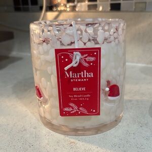 Martha Stewart White Soy Blend Candle